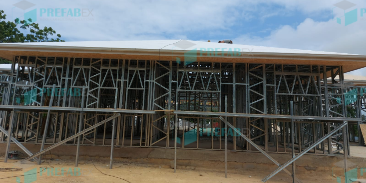 light steel frame School in West Africa